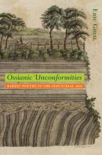 Ossianic Unconformities : Bardic Poetry in the Industrial Age (Under the Sign of Nature: Explorations in Ecocriticism)