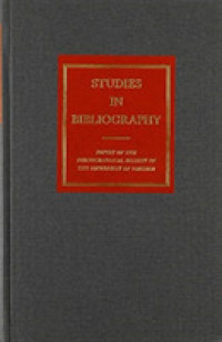 Studies in Bibliography, v. 60