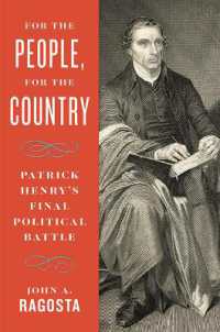 For the People, for the Country : Patrick Henry's Final Political Battle