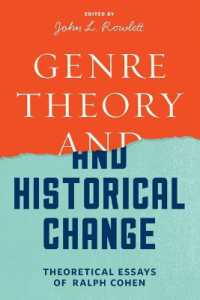 Genre Theory and Historical Change : Theoretical Essays of Ralph Cohen