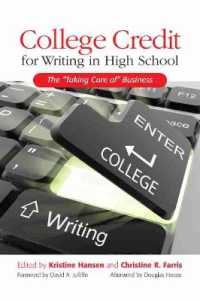 College Credit for Writing in High School : The ''Taking Care of'' Business