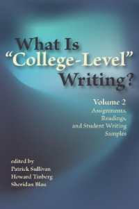 What Is ''College-Level'' Writing?: Volume 2 : Assignments, Readings, and Student Writing Samples