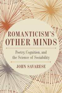 Romanticism's Other Minds : Poetry, Cognition, and the Science of Sociability (Cognitive Approaches to Culture)