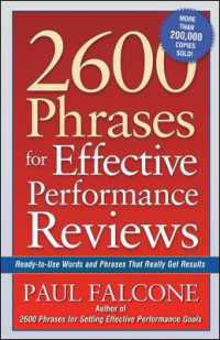 2600 Phrases for Effective Performance Reviews : Ready-to-Use Words and Phrases That Really Get Results