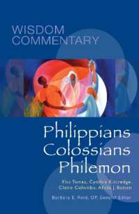Philippians, Colossians, Philemon (Wisdom Commentary Series)