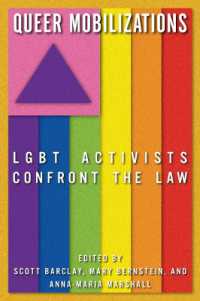 Queer Mobilizations : LGBT Activists Confront the Law