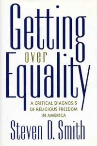 Getting over Equality : A Critical Diagnosis of Religious Freedom in America (Critical America)