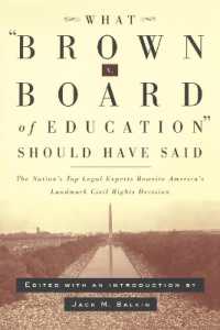 What Brown v. Board of Education Should Have Said : The Nation's Top Legal Experts Rewrite America's Landmark Civil Rights Decision