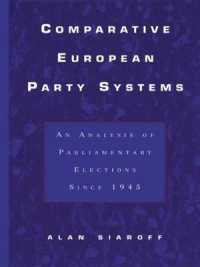 欧州政党システム比較<br>Comparative European Party Systems : An Analysis of Parliamentary Elections since 1945