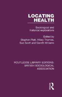 Locating Health : Sociological and Historical Explorations (Routledge Library Editions: British Sociological Association)