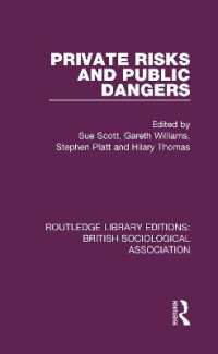 Private Risks and Public Dangers (Routledge Library Editions: British Sociological Association)