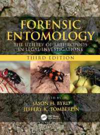 法昆虫学（第３版）<br>Forensic Entomology : The Utility of Arthropods in Legal Investigations, Third Edition （3RD）