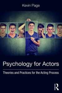 演技者のための心理学<br>Psychology for Actors : Theories and Practices for the Acting Process