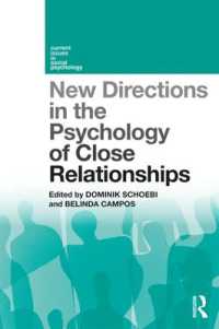 New Directions in the Psychology of Close Relationships (Current Issues in Social Psychology)