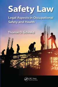 Safety Law : Legal Aspects in Occupational Safety and Health (Occupational Safety & Health Guide Series)