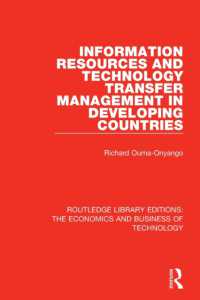 Information Resources and Technology Transfer Management in Developing Countries (Routledge Library Editions: The Economics and Business of Technology)