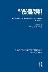 Management Laureates : A Collection of Autobiographical Essays (Volume 3) (Routledge Library Editions: Management)