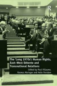 The 'Long 1970s' : Human Rights, East-West Détente and Transnational Relations