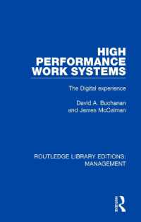 High Performance Work Systems : The Digital Experience (Routledge Library Editions: Management)