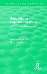 Education in England and Wales : An Annotated Bibliography (Routledge Revivals)