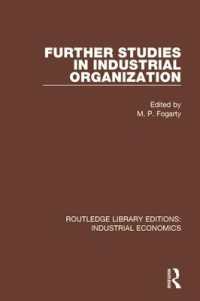 Further Studies in Industrial Organization (Routledge Library Editions: Industrial Economics)