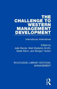 The Challenge to Western Management Development : International Alternatives (Routledge Library Editions: Management)