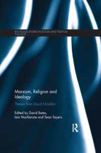 Marxism, Religion and Ideology : Themes from David McLellan (Routledge Studies in Social and Political Thought)