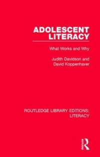 Adolescent Literacy : What Works and Why (Routledge Library Editions: Literacy)