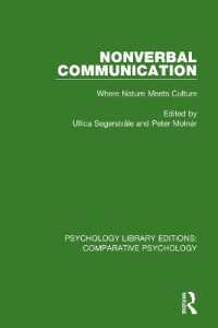 Nonverbal Communication : Where Nature Meets Culture (Psychology Library Editions: Comparative Psychology)
