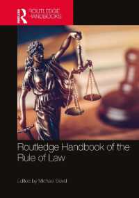 ラウトレッジ版　法の支配ハンドブック<br>Routledge Handbook of the Rule of Law (Routledge Handbooks in Law)