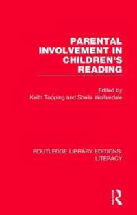 Parental Involvement in Children's Reading (Routledge Library Editions: Literacy)