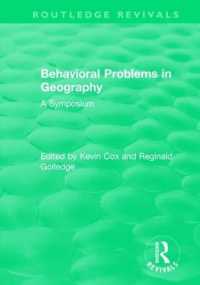 Routledge Revivals: Behavioral Problems in Geography (1969) : A Symposium (Routledge Revivals)