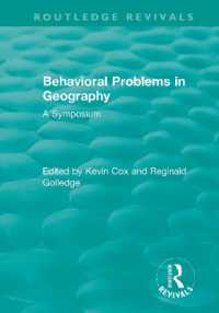 Routledge Revivals: Behavioral Problems in Geography (1969) : A Symposium (Routledge Revivals)