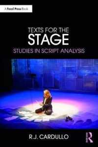Texts for the Stage : Studies in Script Analysis