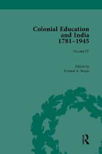 Colonial Education and India 1781-1945 : Volume IV (Routledge Historical Resources)