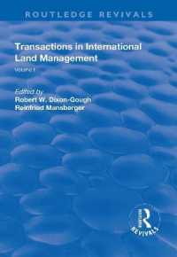 Transactions in International Land Management : Volume 1
