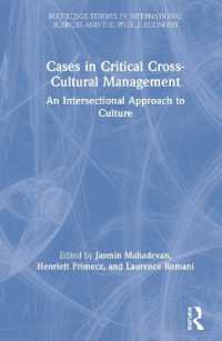 批判的異文化経営：事例集<br>Cases in Critical Cross-Cultural Management : An Intersectional Approach to Culture (Routledge Studies in International Business and the World Economy)