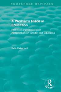 A Woman's Place in Education (1996) : Historical and Sociological Perspectives on Gender and Education (Routledge Revivals)