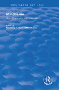 Changing Law : Rights, Regulation and Reconciliation (Routledge Revivals)