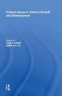 Critical Issues in China's Growth and Development