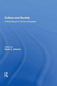 Culture and Society : Critical Essays in Human Geography -- Hardback
