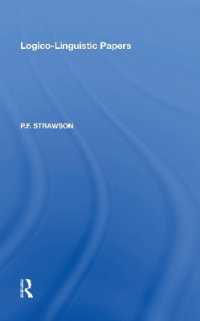 Logico-linguistic Papers -- Hardback （5 ed）