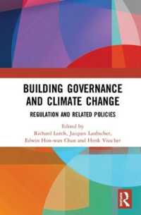 Building Governance and Climate Change : Regulation and Related Policies