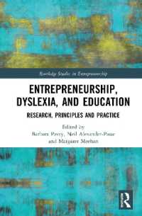 Entrepreneurship, Dyslexia, and Education : Research, Principles, and Practice (Routledge Studies in Entrepreneurship)