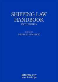 海運法ハンドブック（第６版）<br>Shipping Law Handbook （6TH）