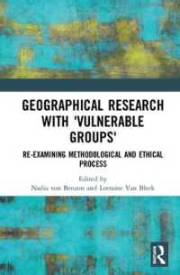 Geographical Research with 'Vulnerable Groups' : Re-examining Methodological and Ethical Process