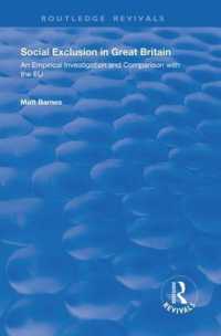 Social Exclusion in Great Britain : An Empirical Investigation and Comparison with the EU (Routledge Revivals)