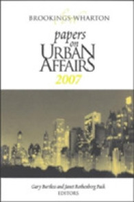 Brookings-Wharton Papers on Urban Affairs: 2007 (Brookings-wharton Papers on Urban Affairs)