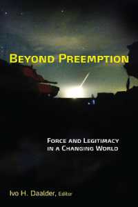 Beyond Preemption : Force and Legitimacy in a Changing World