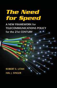 The Need for Speed : A New Framework for Telecommunications Policy for the 21st Century